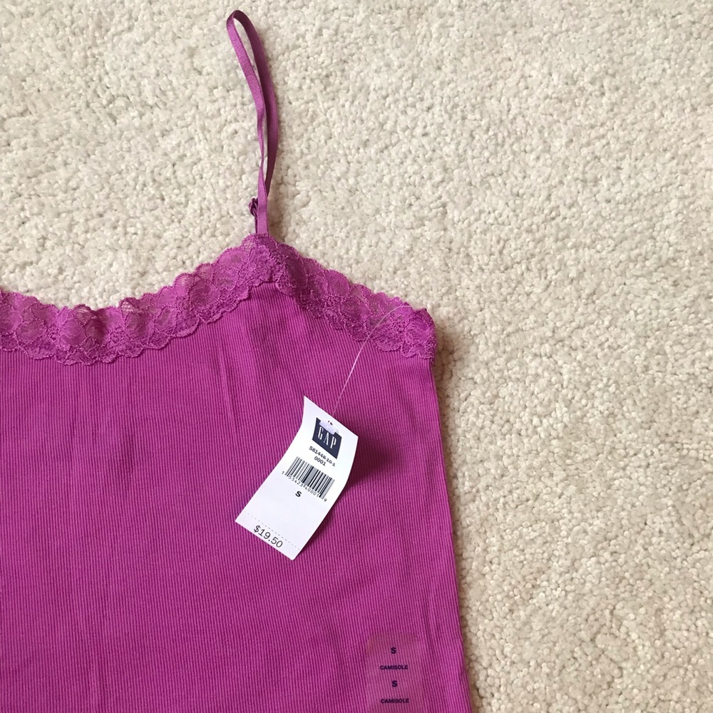 NWT Gap Lace-Trim Camisole - Picture 2 of 5